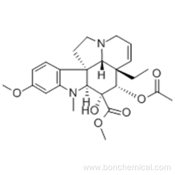 Aspidospermidine-3-carboxylicacid, 4-(acetyloxy)-6,7-didehydro-3-hydroxy-16-methoxy-1-methyl-, methyl ester,( 57365730, 57187576,2b,3b,4b,5a,12R,19a)- (9CI) CAS 2182-14-1